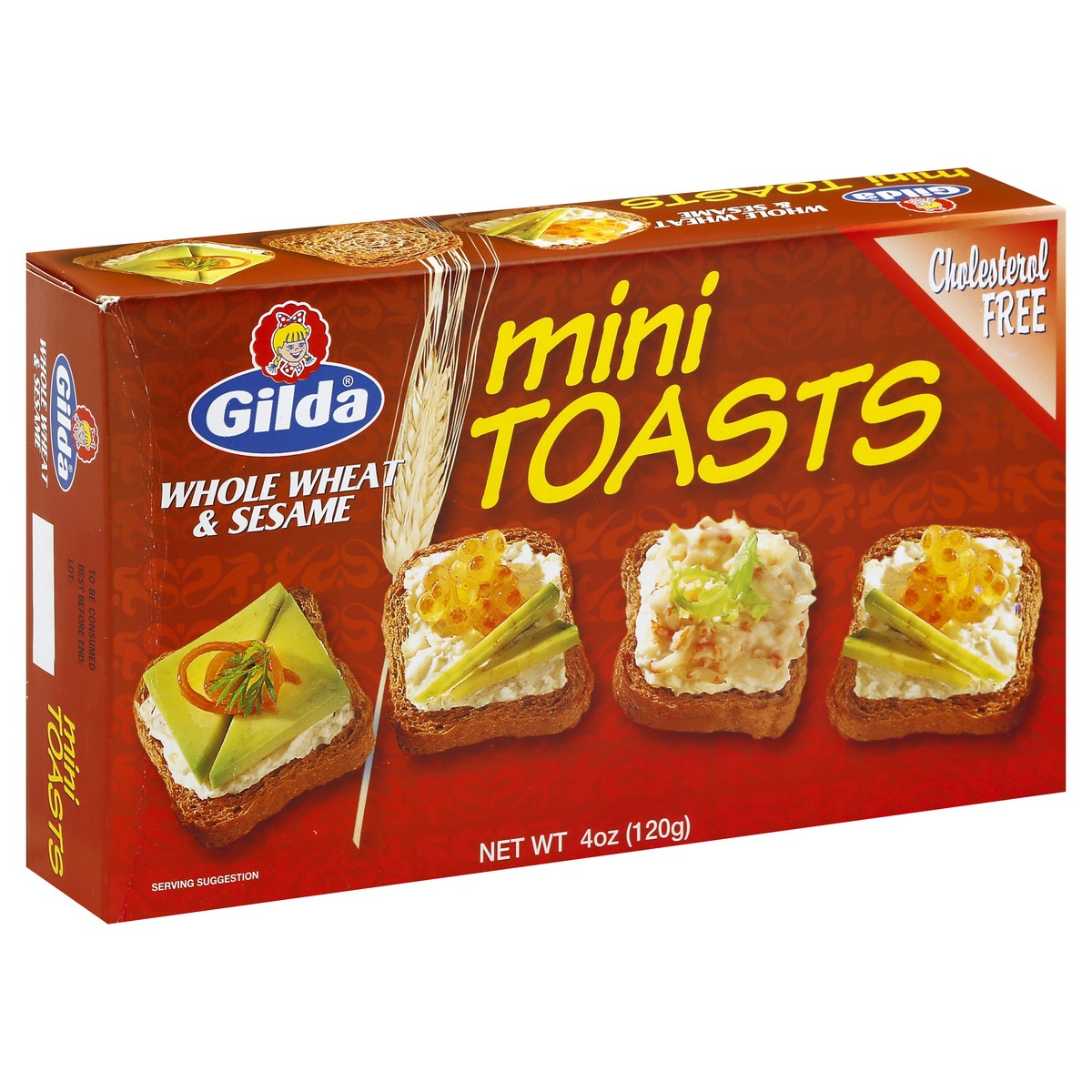 slide 4 of 5, Gilda Toasts 4 oz, 4 oz