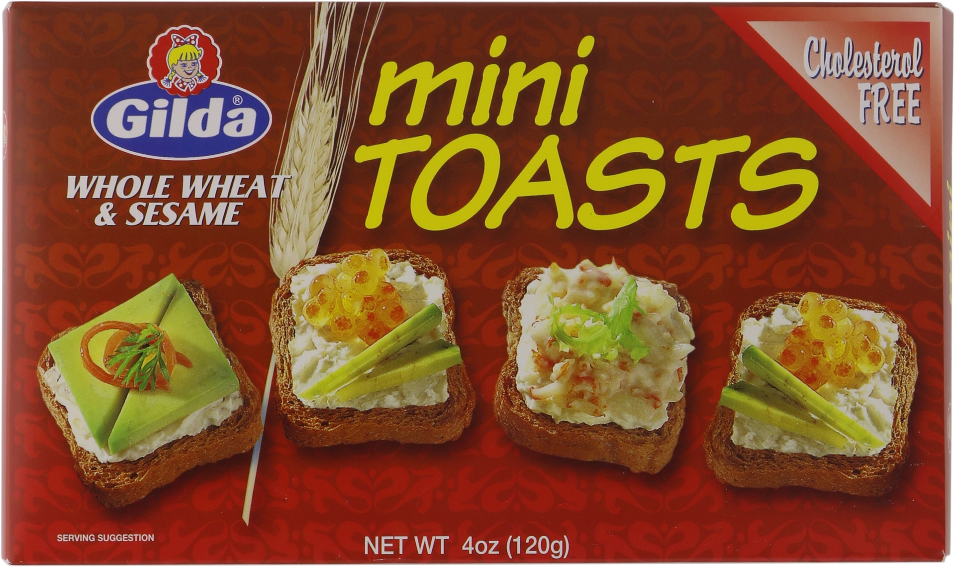 slide 1 of 1, Gilda Toasts 4 oz, 1 ct