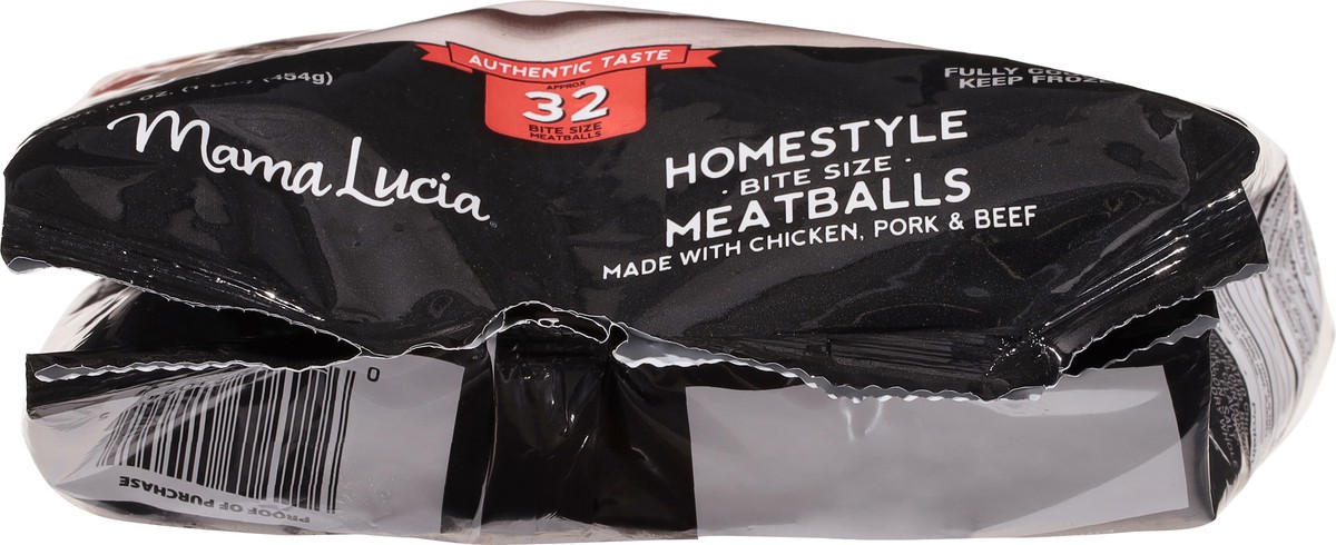 slide 7 of 14, Mama Lucia Bite Size Homestyle Classic Flame Broiled Flavor Meatballs 16 oz, 16 oz