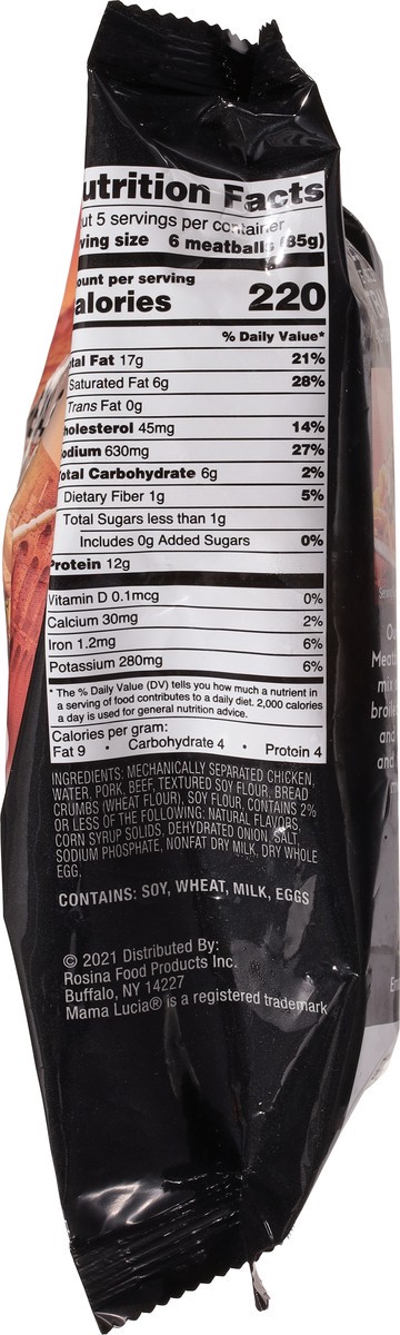 slide 2 of 14, Mama Lucia Bite Size Homestyle Classic Flame Broiled Flavor Meatballs 16 oz, 16 oz
