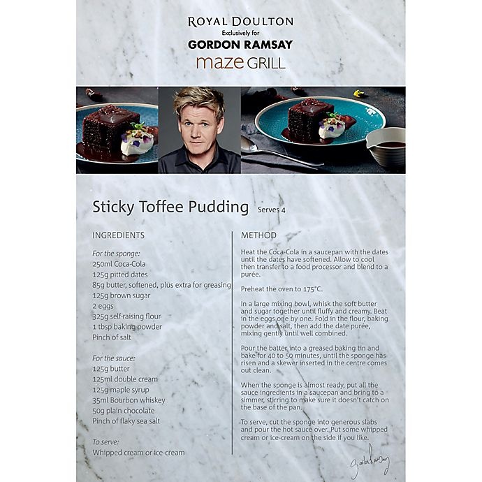 slide 3 of 3, Gordon Ramsay by Royal Doulton Maze Grill Dinnerware Set - Hammered Blue, 16 ct