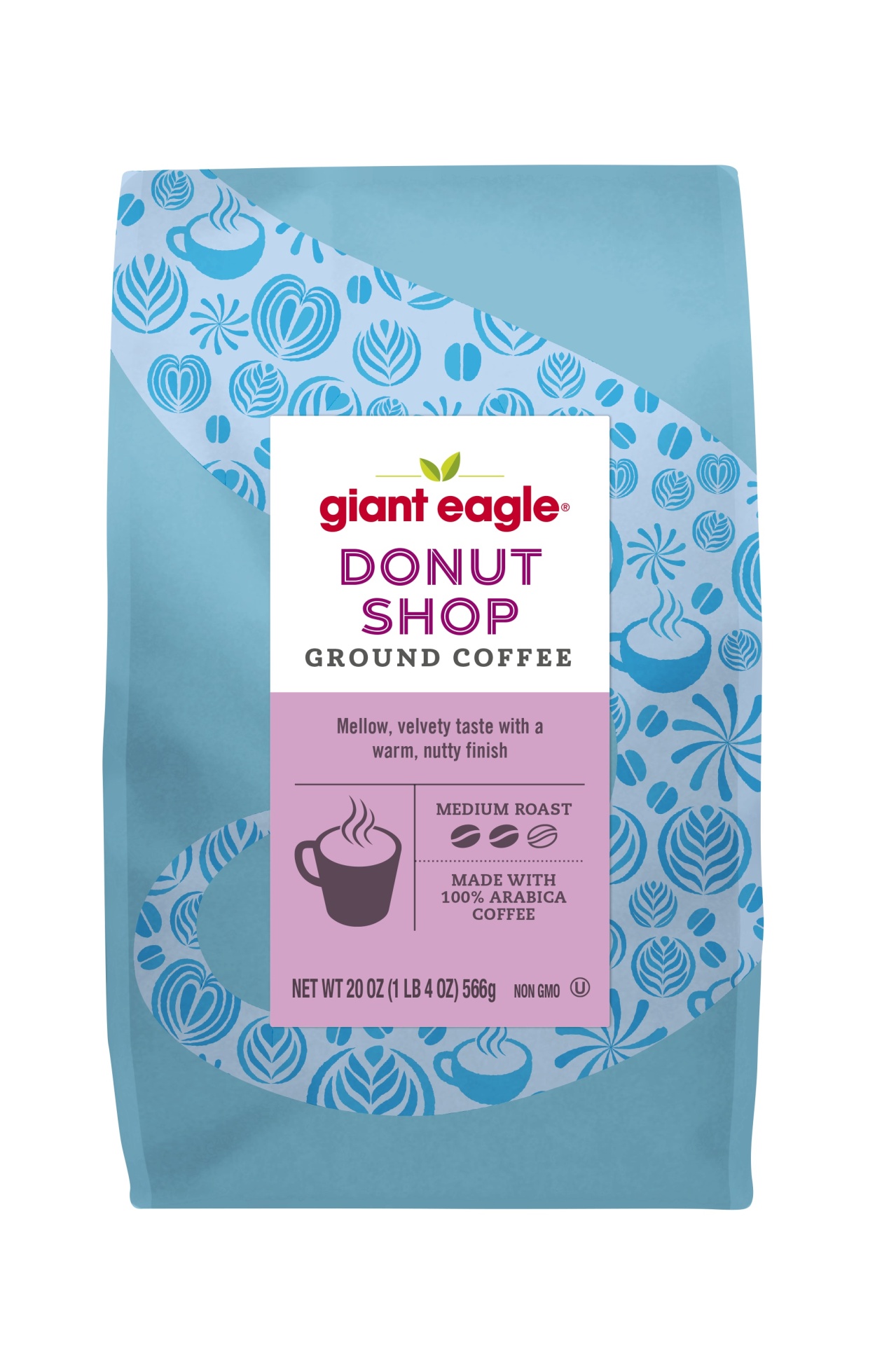 slide 1 of 1, GE Bag Ground Coffee Donut Shop - 20 oz, 20 oz