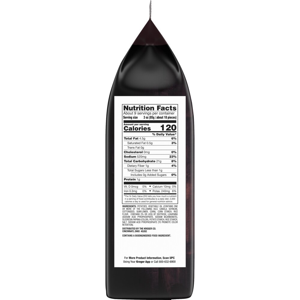 slide 4 of 4, Kroger Extra Crispy Crinkle Cut Fries, 26 oz