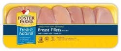 Foster Farms Fresh & Natural Chicken Breasts Fillets Boneless & Skinless