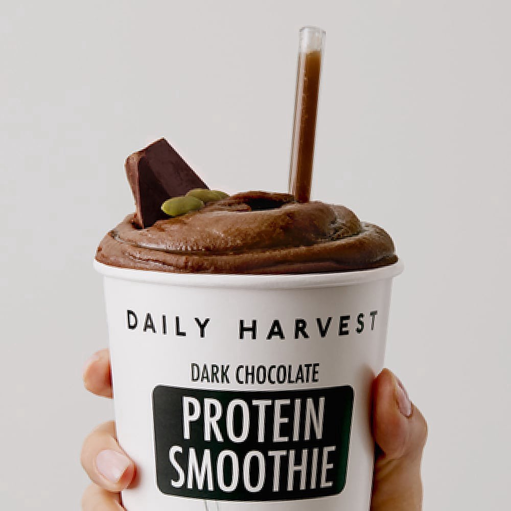 slide 4 of 6, Daily Harvest Dark Chocolate Protein Smoothie, 6.7 oz