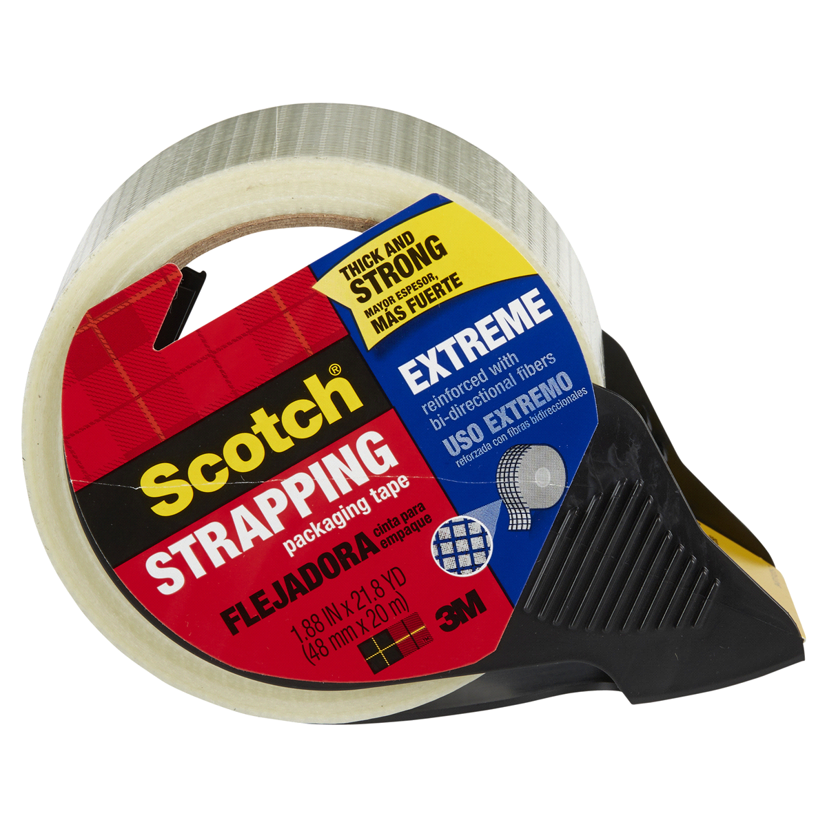 slide 1 of 1, Scotch Extreme Shipping Strapping Tape With Dispenser, 1 ct