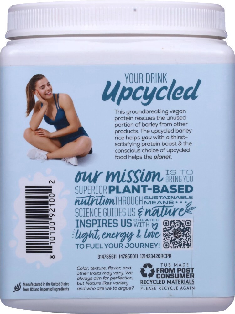 slide 4 of 4, Sunwarrior® Refresh Raspberry Clear Protein Powder, 14.8 oz