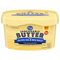 Kroger Spreadable Butter With Olive Oil