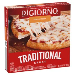 DiGiorno Traditional Crust Four Cheese Small Sized Frozen Pizza, 9.2 oz.