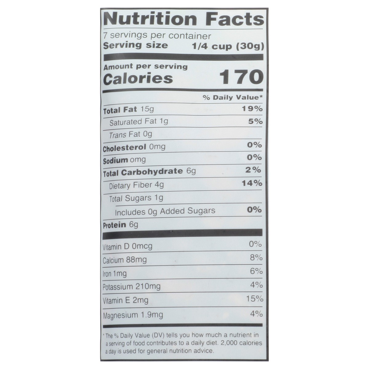 slide 13 of 13, Elan Organic Raw Almonds 7 oz, 7 oz