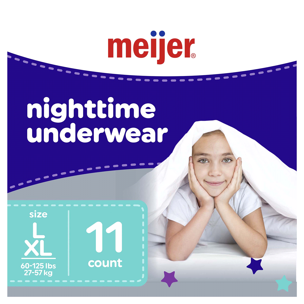 Meijer Nighttime Underwear L XL 11 ct Shipt