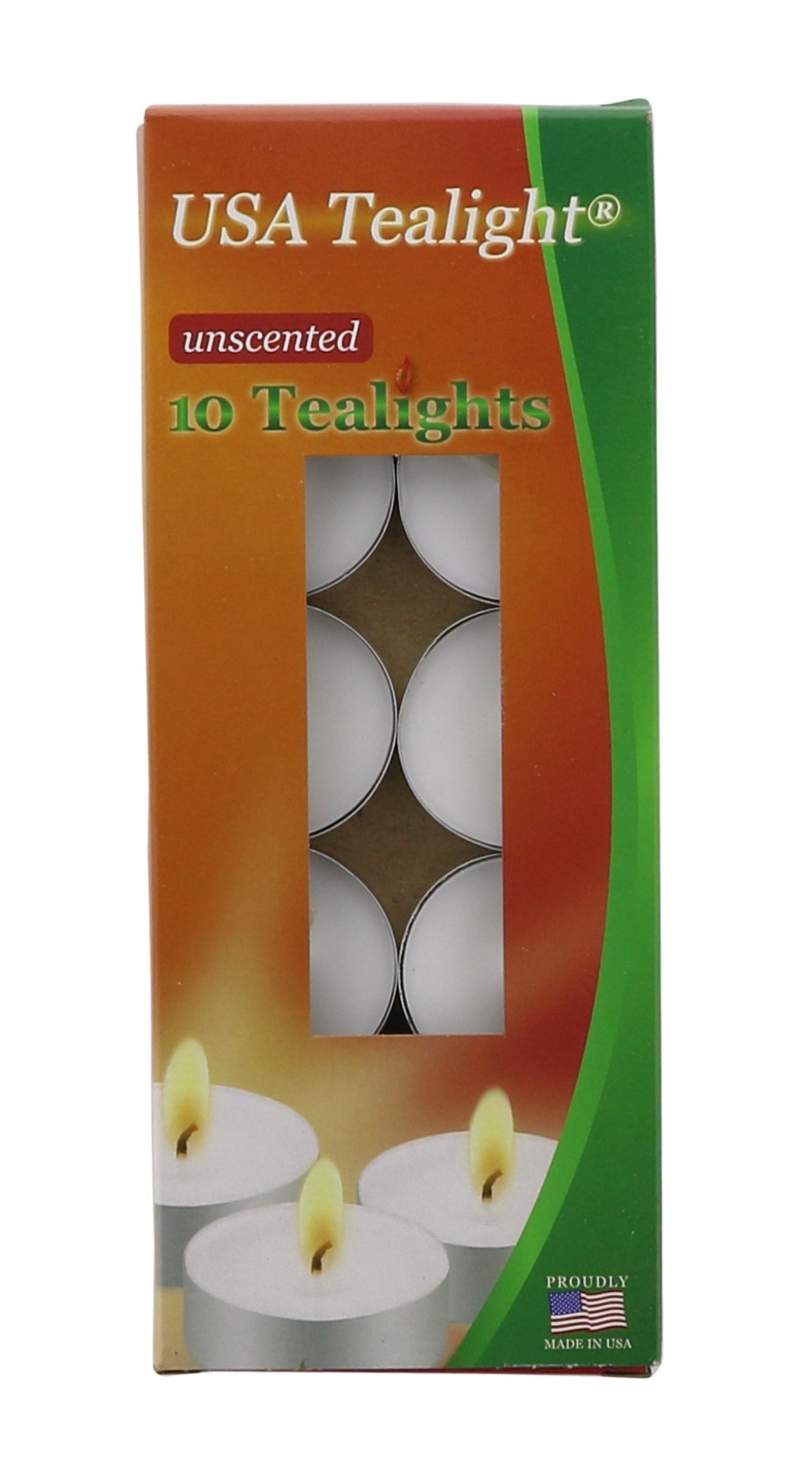 slide 1 of 1, Vc USA Tealight Unscented Tealights, 10 ct