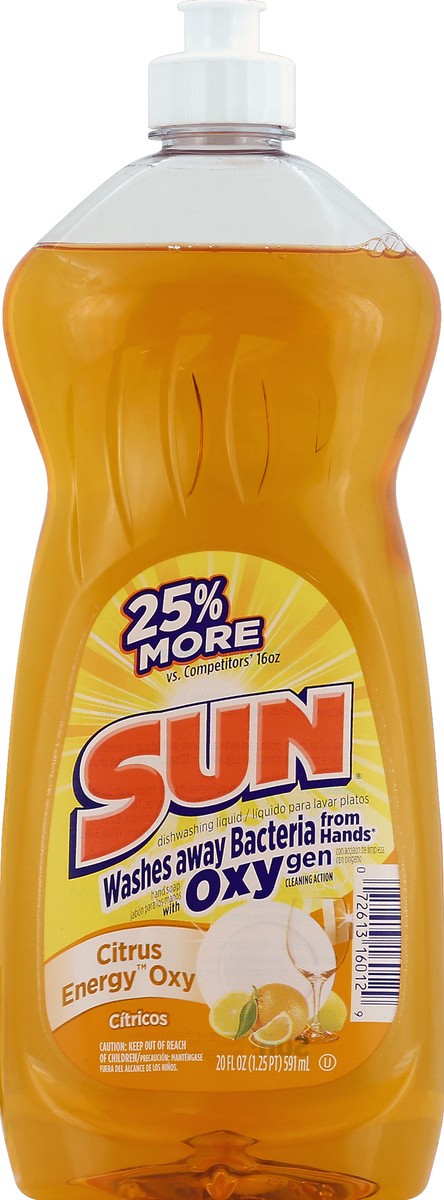 slide 5 of 6, Sun Dish Liquid Citrus Oxy, 20 oz