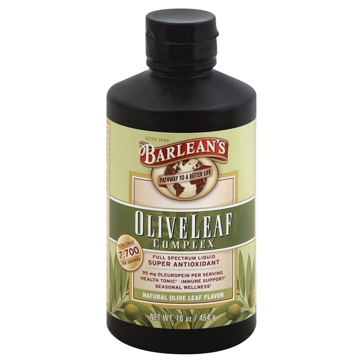 slide 2 of 3, Barlean's Olive Leaf Complex 16 oz, 16 oz