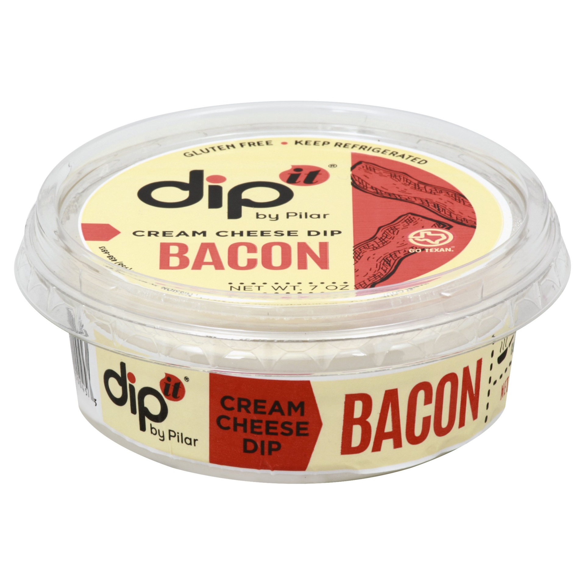 slide 1 of 1, dip it Bacon Cream Cheese Dip, 7 oz