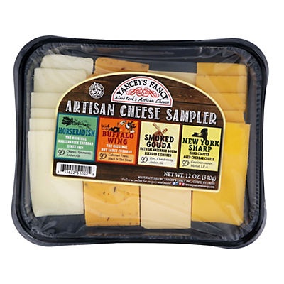 slide 1 of 7, Yancey's Fancy® artisan cheese sampler, 20 oz