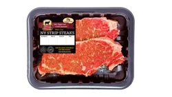 Cab Salt, Pepper, And Garlic Ny Strip Steaks