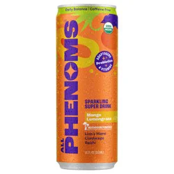 All Phenoms Sparkling Mango Lemongrass Super Drink 12 fl oz