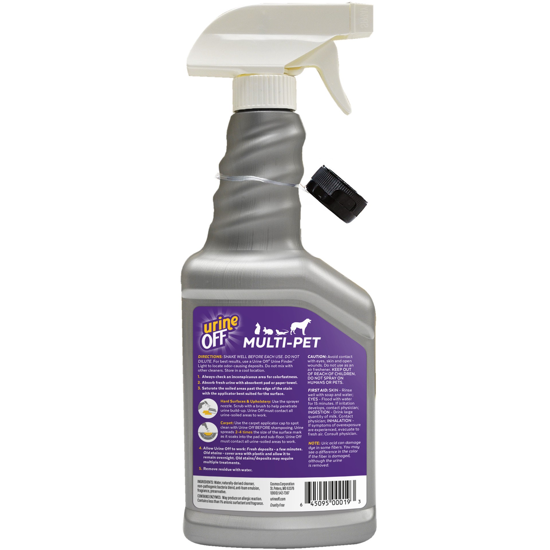 slide 2 of 3, Urine Off Multi-Pet Sprayer with Induction Seal, 17oz - Made in USA, 17 oz