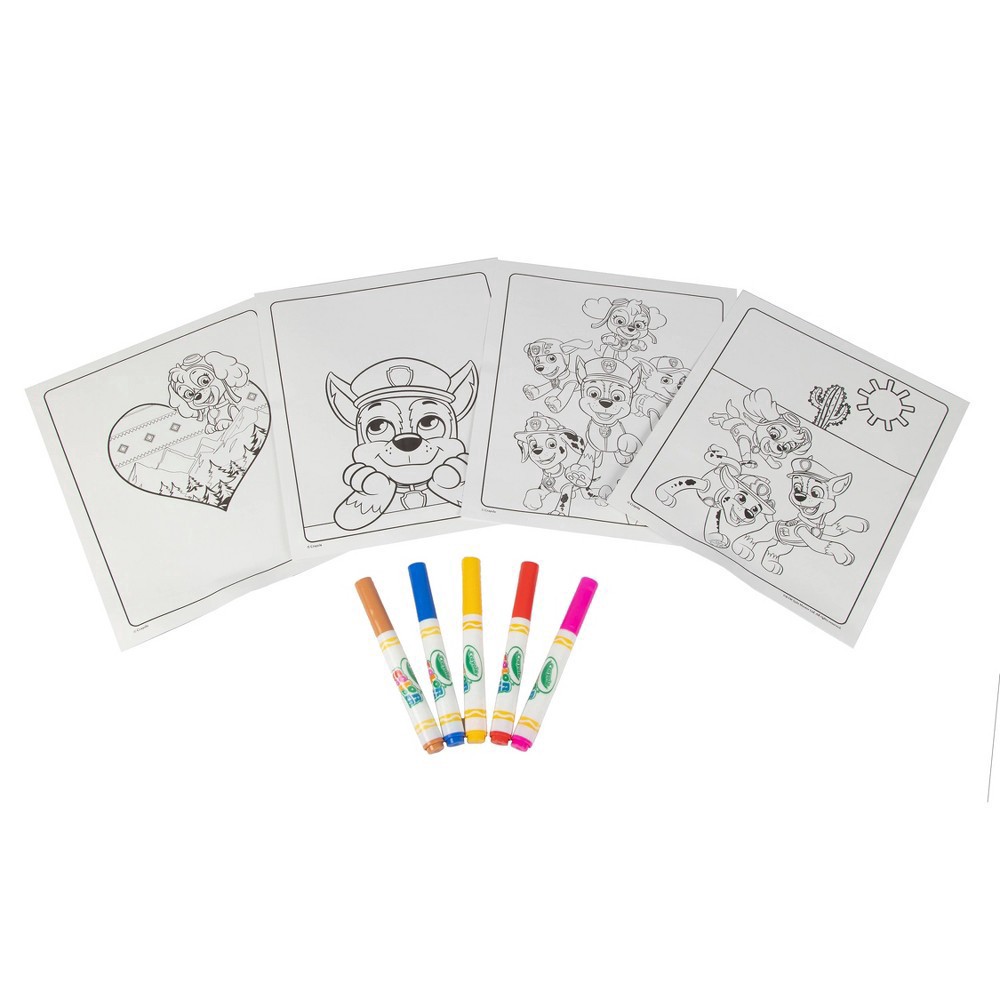 slide 15 of 15, Crayola Paw Patrol Coloring Pages & Markers 1 ea, 1 ct