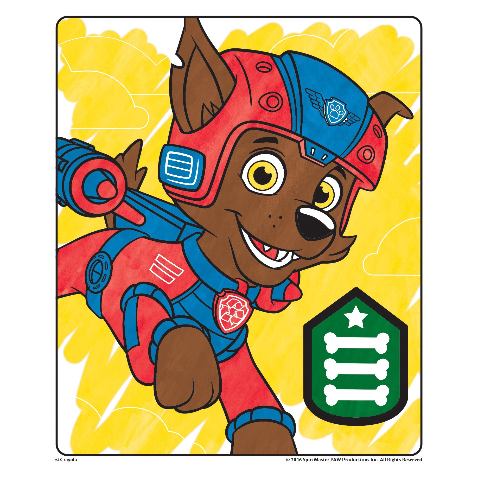 slide 13 of 15, Crayola Paw Patrol Coloring Pages & Markers 1 ea, 1 ct