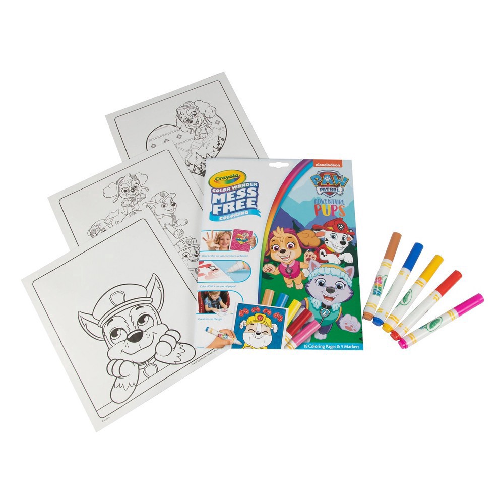 slide 10 of 15, Crayola Paw Patrol Coloring Pages & Markers 1 ea, 1 ct