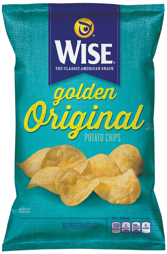 slide 1 of 1, Wise All Natural Original Potato Chips, 8 oz