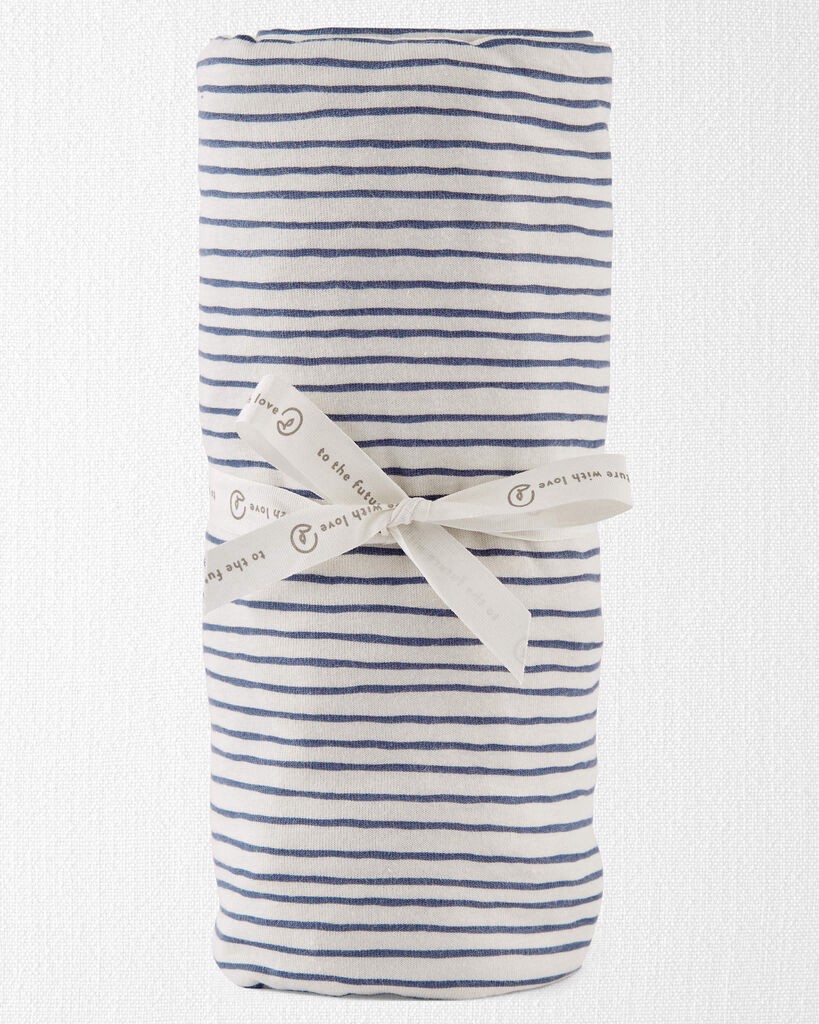 slide 2 of 4, Carter's Just One You Little Planet Crib Sheet - Painterly Stripe, 1 ct