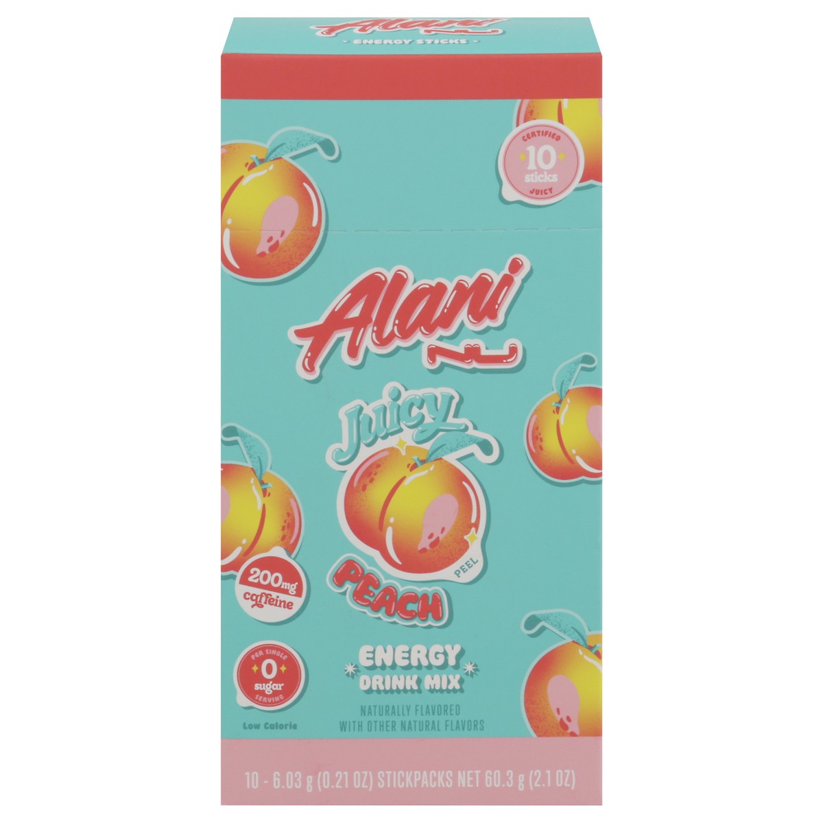 slide 3 of 13, Alani Nu Energy Sticks Juicy Peach - 10 ct, 10 ct; 0.21 oz