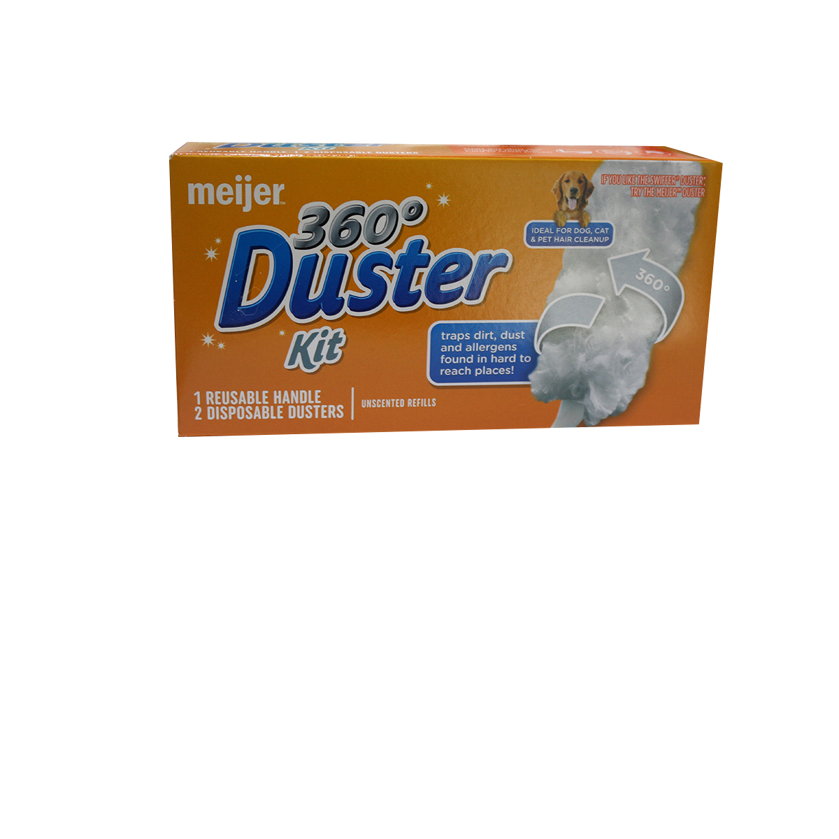 slide 1 of 1, Meijer 360 Duster Refills, 7 Disposable Dusters, 1 ct