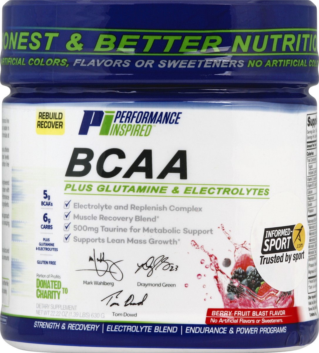 slide 2 of 2, Performance Inspired Nutrition BCAA 22.22 oz, 22.22 oz