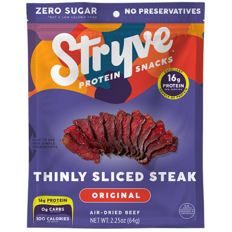 slide 1 of 9, Stryve Air-Dried Original Beef 2.25 oz, 2.25 oz