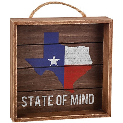 slide 1 of 1, Haven & Key Texas State Of Mind Wooden Tabletop Dcor, 1 ct