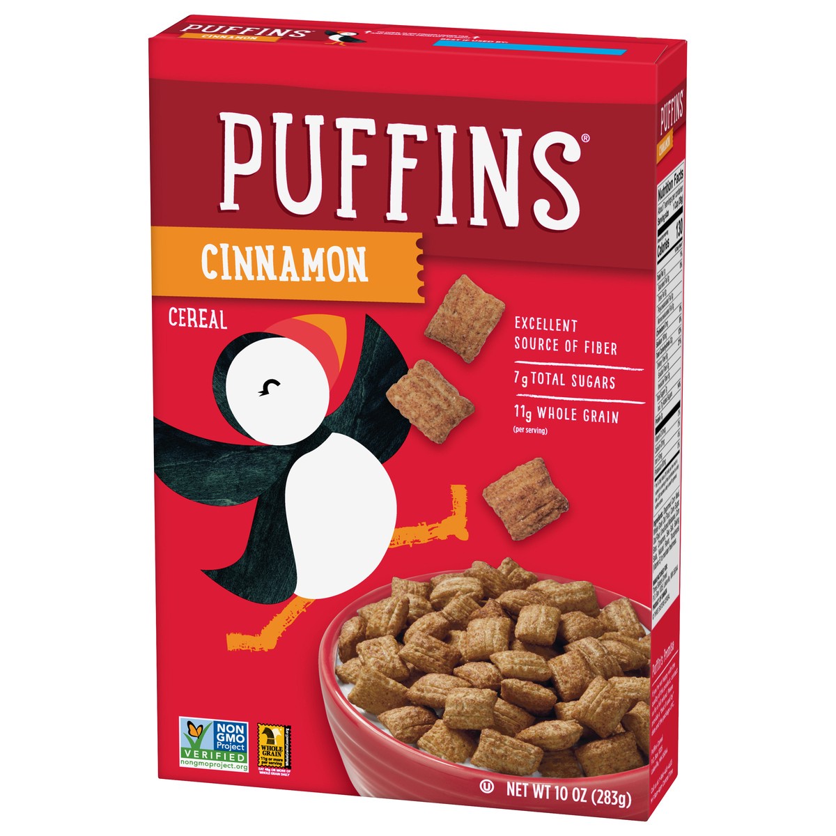 slide 12 of 14, Puffins Cinnamon Cereal, 10 OZ Box, 10 oz