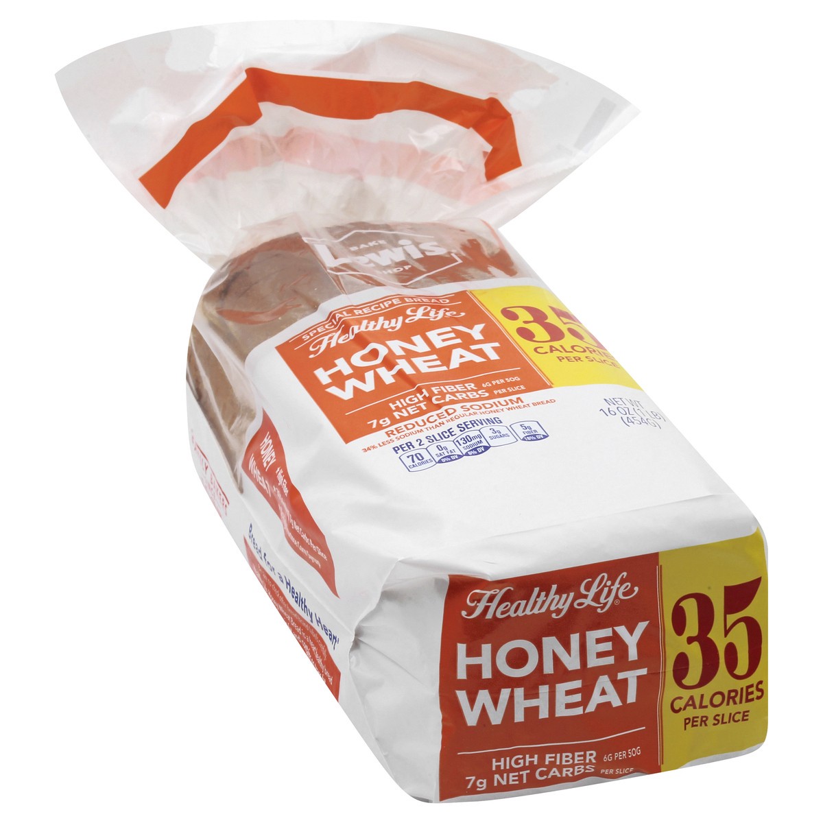 slide 9 of 9, Lewis Healthy Life Honey Wheat Bread 16 oz, 16 oz