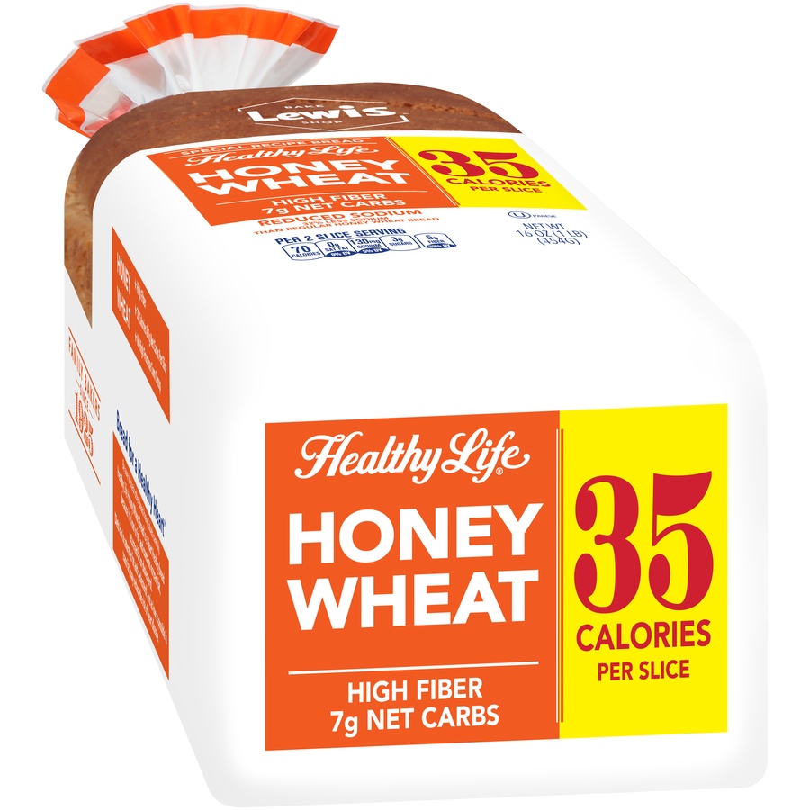 slide 3 of 9, Healthy Life Wheat Bread With Flaxseed, 16 oz