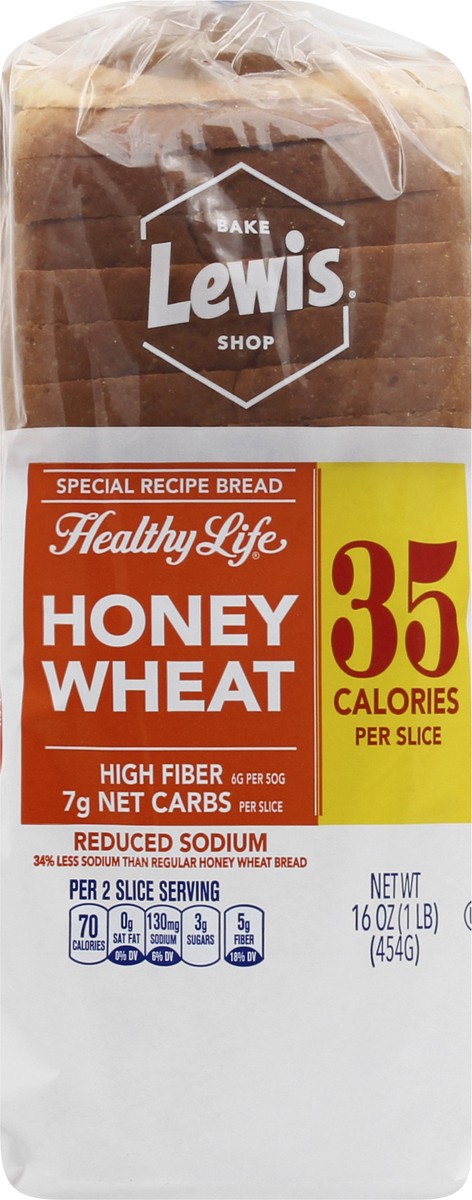 slide 7 of 9, Lewis Healthy Life Honey Wheat Bread 16 oz, 16 oz