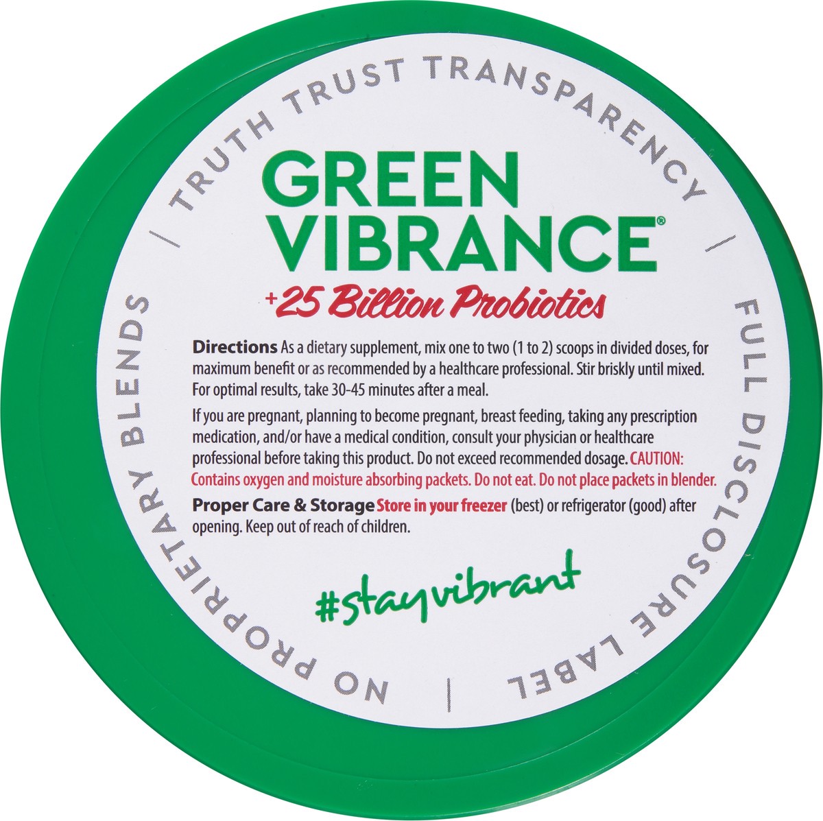 slide 9 of 13, Vibrant Health Plant-Based Superfood Green Vibrance 23.28 oz, 23.28 oz