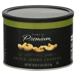 Publix Premium Jumbo Salted Cashews