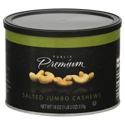 Publix Premium Jumbo Salted Cashews
