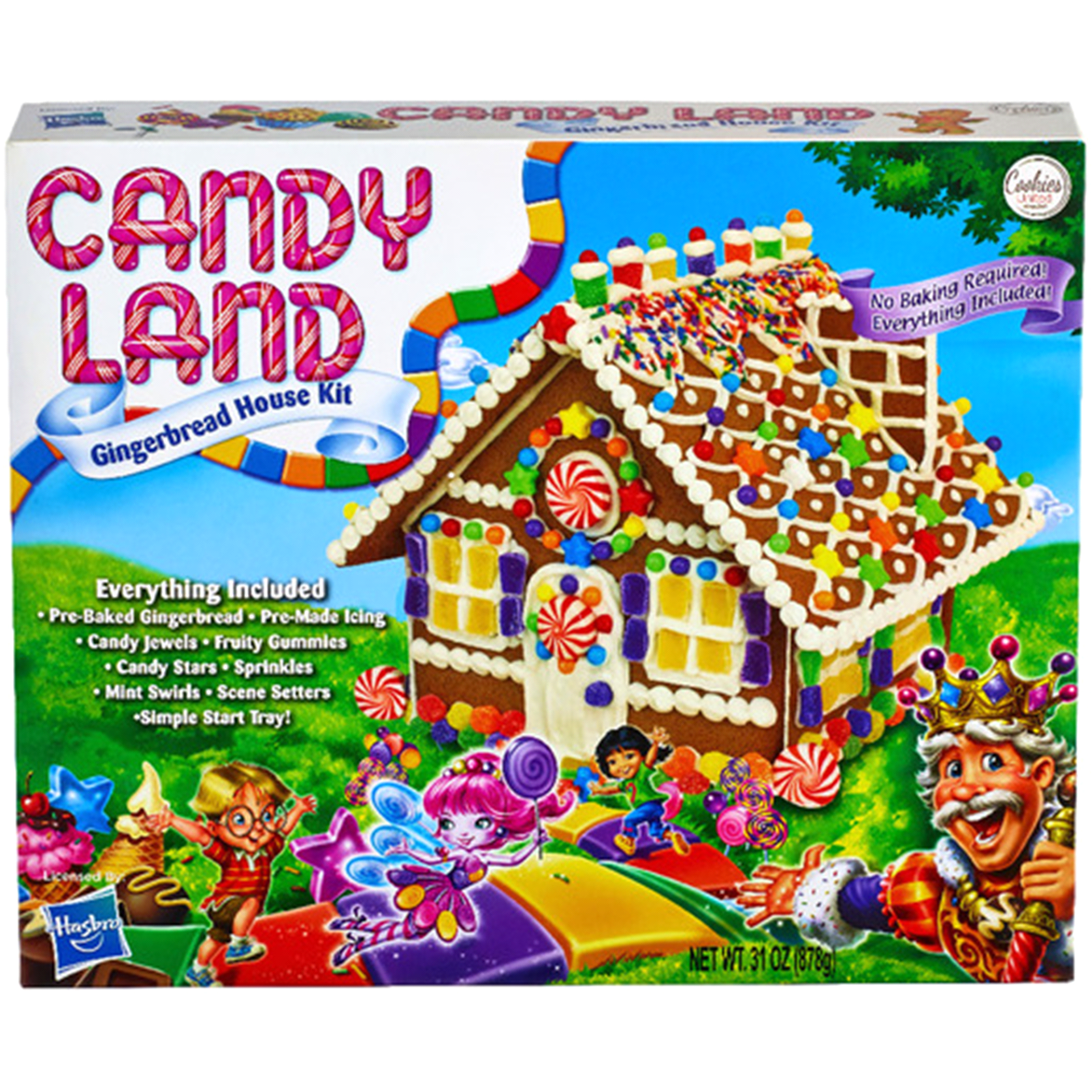 slide 1 of 3, Cookies United Candy Land Gingerbread House Kit 31 oz, 31 oz