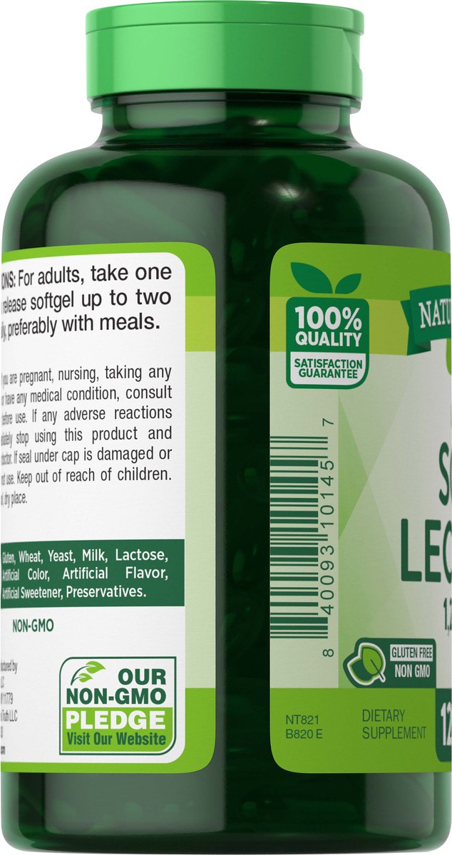 slide 3 of 6, Nature's Truth Ultra Soya Lecithin 1200 mg, 120 ct