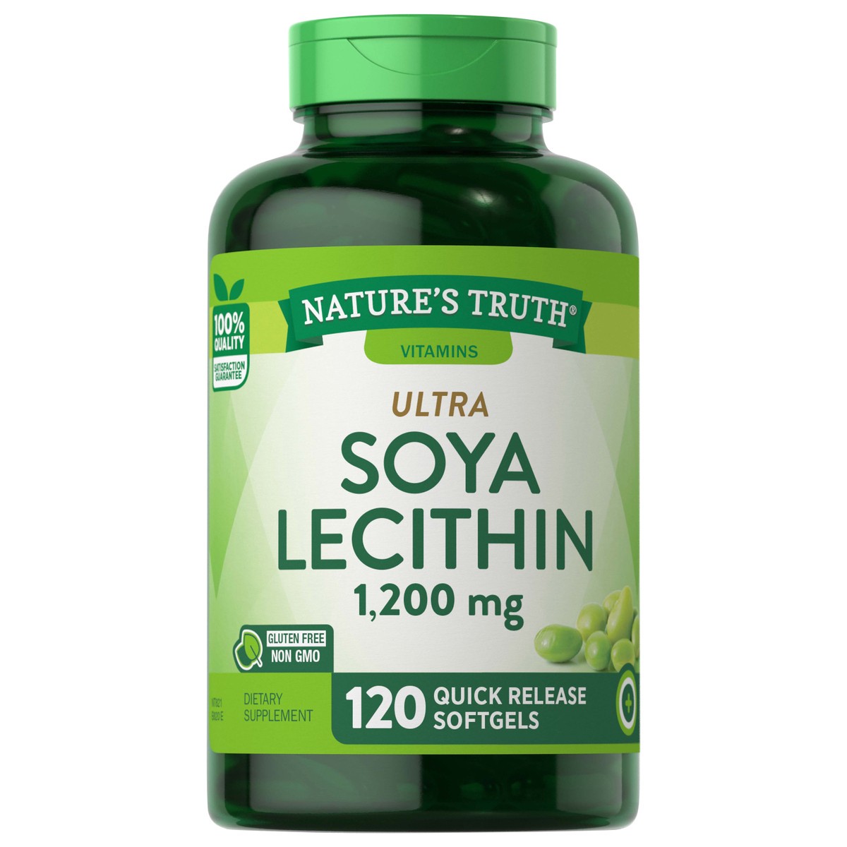 slide 6 of 6, Nature's Truth Ultra Soya Lecithin 1200 mg, 120 ct