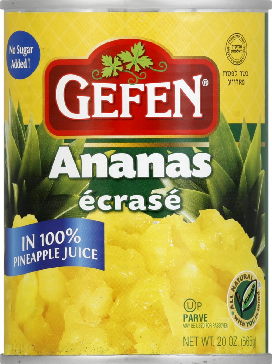 slide 2 of 2, Gefen Pineapple Crushed, 20 oz