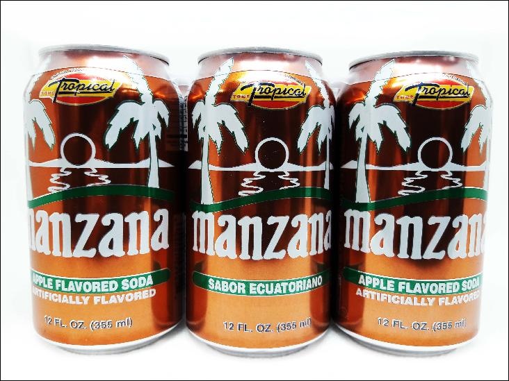 slide 1 of 1, Tropical Trop Manzana Can Soda - 6 ct; 12 fl oz, 6 ct; 12 fl oz