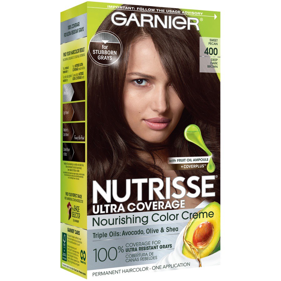 slide 4 of 8, Garnier Ultra Coverage 600 Spiced Hazelnut Hair Color, 1 ct