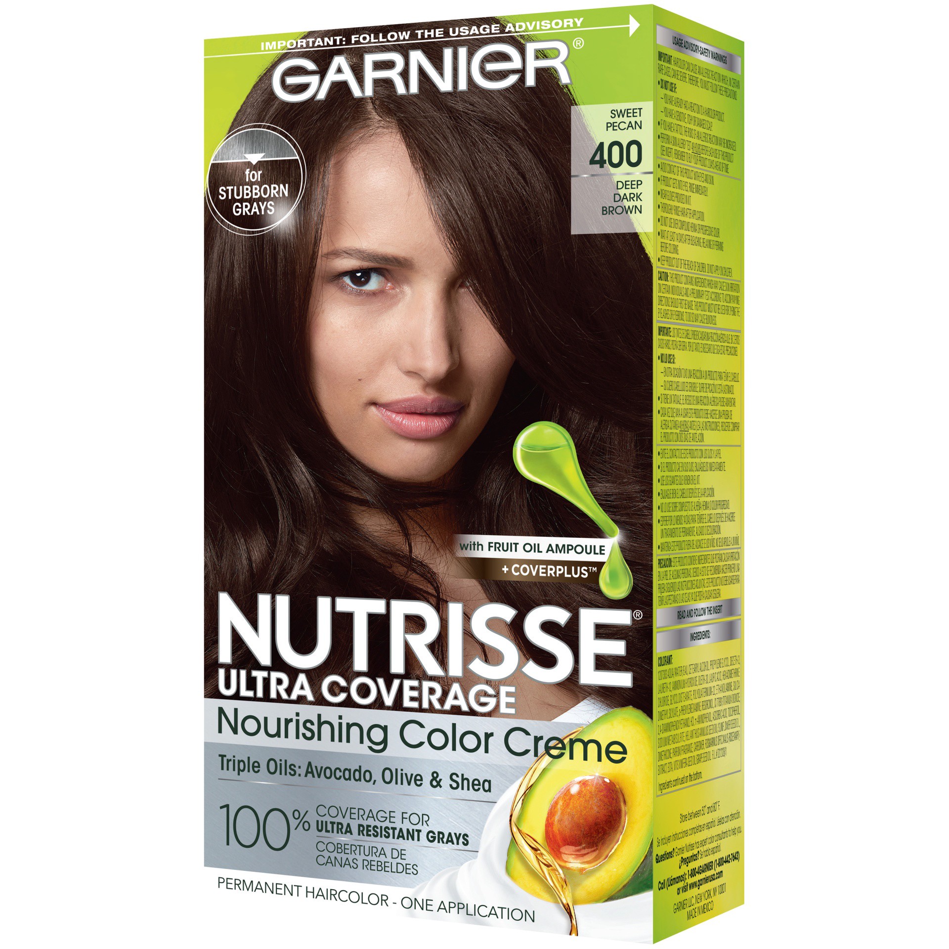 slide 5 of 8, Garnier Ultra Coverage 600 Spiced Hazelnut Hair Color, 1 ct