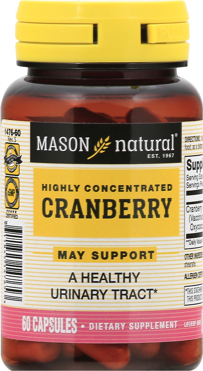 slide 7 of 13, Cranberry Highly Concentrated, 60 ct