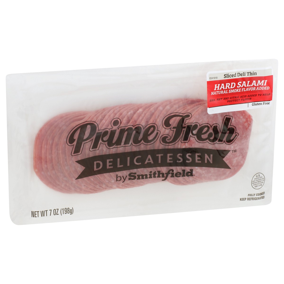 slide 2 of 9, Prime Fresh Sliced Deli Thin Hard Salami 7 oz, 7 oz