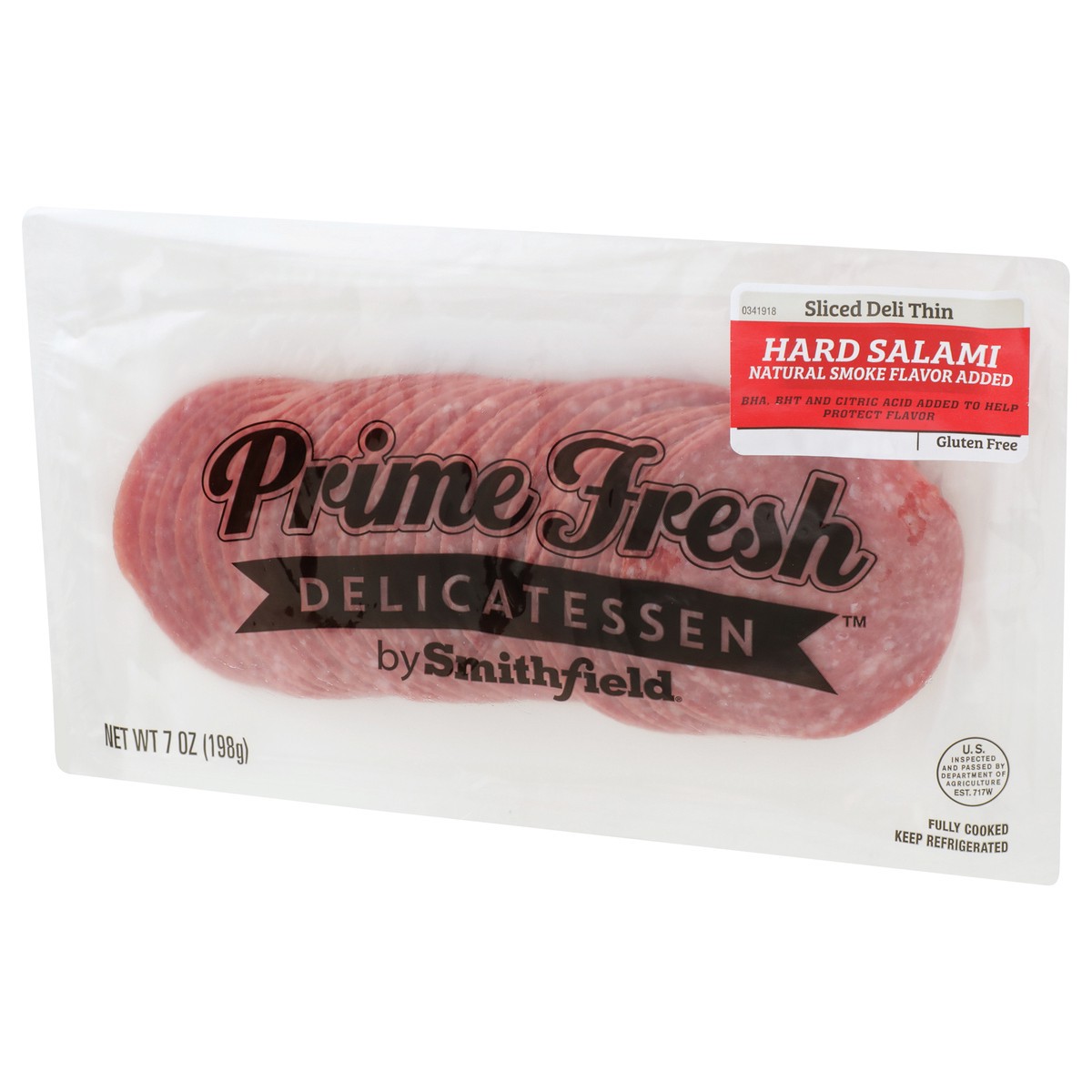 slide 4 of 9, Prime Fresh Sliced Deli Thin Hard Salami 7 oz, 7 oz